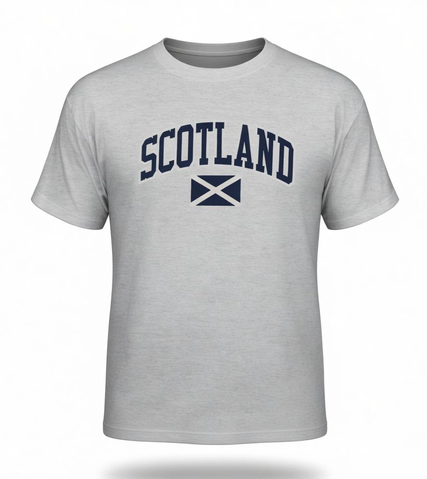 Scotland College University Style T-Shirt