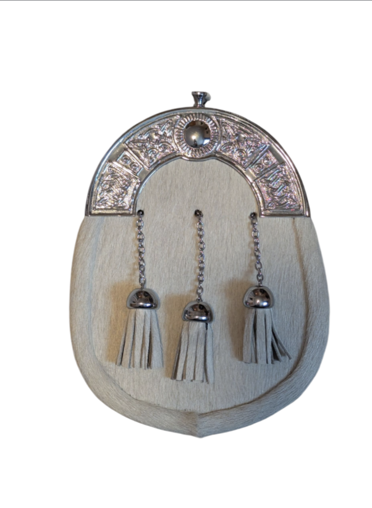 Bovine Fur & Leather Sporran