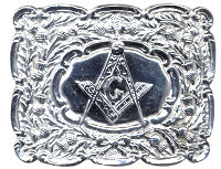 Belt Buckle Masonic Design