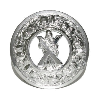 Black Watch Plaid Brooch