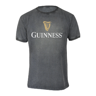 Guinness Distressed Trademark Label Tee