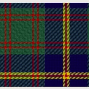 US Military & First Responder Tartan Wool Ruana (Wrap/Shawl)