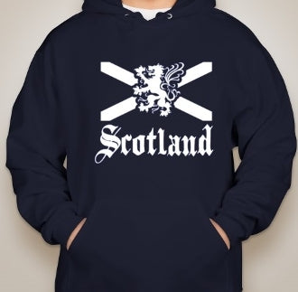 Navy Scotland Hoodie Sweatshirt