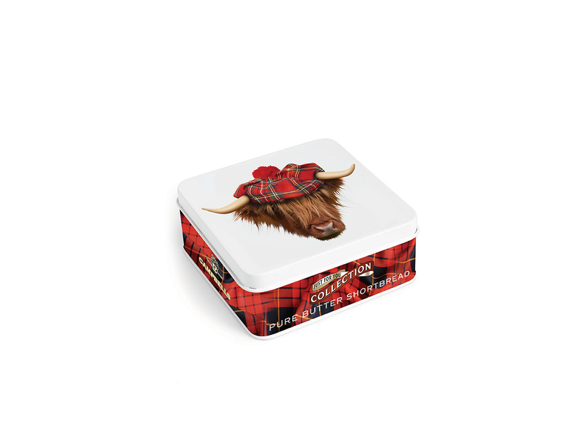 Campbells Pure Butter Shortbread in Highland Coo Tin